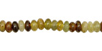 Green Garnet Rondelle 6mm