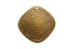 Vintaj Natural Brass Reflecting Pathway Pendant 26mm