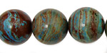 Blue Calsilica Jasper Round 18mm