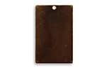 Vintaj Natural Brass Small Rectangle Altered Blank 14x22mm