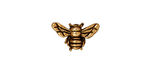 TierraCast Antique Gold (plated) Honey Bee 9x15mm