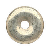 Golden Pyrite (silver tone) Donut 45mm