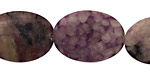 Rainbow Charoite Flat Oval 25x18mm
