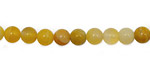 Yellow Botswana Agate Round 6mm