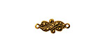 Stampt Antique Gold (plated) Ribbon Connector 12x7mm