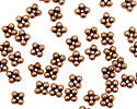 Antique Copper Beaded Square Spacer 5mm