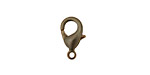 Gunmetal (plated) Lobster Clasp 15x9mm