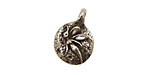 Green Girl Pewter Joy Pendant 15x21mm