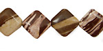 Brown Zebra Jasper Diamond 12mm