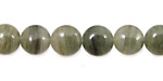Green Line Quartz Puff Coin 10mm
