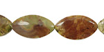Thunder Egg Agate Horse Eye 22-25x9-12mm