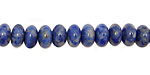 Denim Lapis Rondelle 8mm