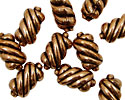 Antique Copper Spiral Pasta 15x7mm