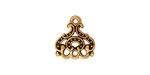TierraCast Antique Gold (plated) Empress Link 13x14mm