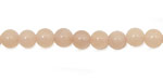 Peach Jade (nat.) Round 6mm