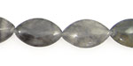 Natural Silver Quartz Horse Eye 19x12mm