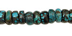 Chinese Turquoise (stab.) Wheel 2x9-8x10mm