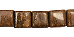 Bronzite Puff Square 12mm