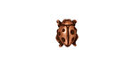 TierraCast Antique Copper (plated) Lady Bug 10x8mm
