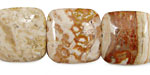 Mexican Crazy Lace Agate Puff Square 20mm