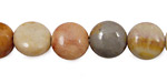 Hidden Valley Jasper Puff Coin 12mm