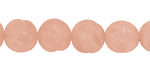 Rose Quartz Twisted Corrugated Round 12mm