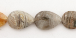 Bamboo Leaf Agate Teardrop 18x12mm