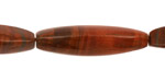 Red Tiger Eye 3-Sided Rice 35x10mm