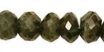 Vessonite Faceted Rondelle 10-18mm