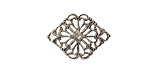 Stampt Antique Pewter (plated) Carnivale Connector 21x15mm