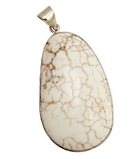 Magnesite Freeform Pendant 30-40-x50-60mm