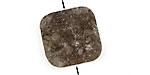 Smoky Agate Druzy Square 20mm