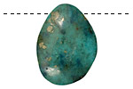 Chrysocolla Freeform Pendant 20-25x25-30mm