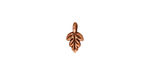 TierraCast Antique Copper (plated) Oak Leaf Charm 6x11mm