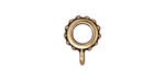 TierraCast Antique Gold (plated) .25 ID Beaded Bail 3x15mm