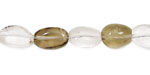 Multi Stone (Smoky & Rock) Tumbled Nugget 7-15x7-9mm