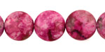 Sugilite Jasper Puff Coin 15mm