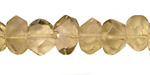 Smoky Quartz (yellow) Faceted Nugget 8-10x13-15mm