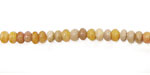 Fossil Coral Rondelle 4mm