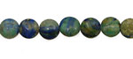 China Chrysocolla Puff Coin 8mm