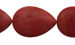 Rainbow Rhodonite Flat Teardrop 30x20mm