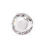 Crystal Clear Faceted Coin 16mm
