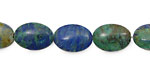 China Chrysocolla Flat Oval 14x10mm