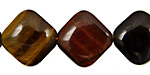 Tiger Eye (multi) Diamond 22mm