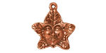 TierraCast Antique Copper (plated) 2-Sided Tree Spirit Charm 19x20mm