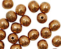 Copper Smooth Roundish 7-8mm