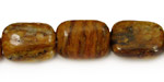 Yellow Zebra Jasper Thin Pillow 18x13mm