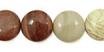 Imperial Jasper Puff Coin 16mm