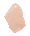 Rose Quartz Freeform Slab Pendant 28-40mm