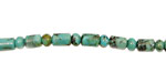 African Turquoise Barrel Rondelle 4-6mm